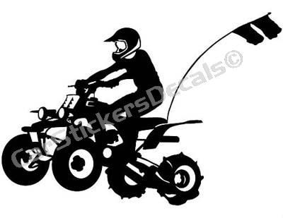 400x309 Yamaha Banshee Quad Sticker