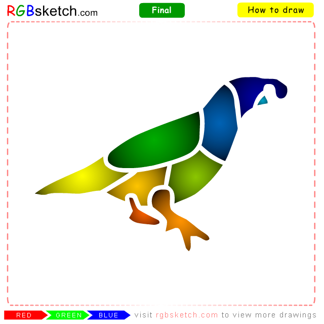 640x640 How To Draw Realistic California Quail Drawing Teapots