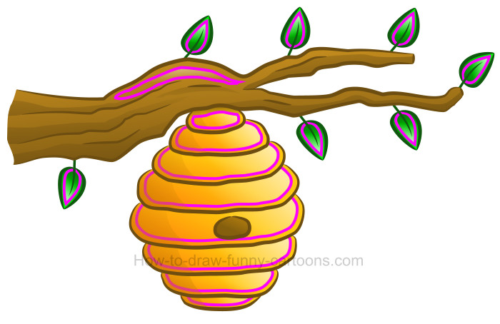700x454 How To Draw A Beehive Clipart