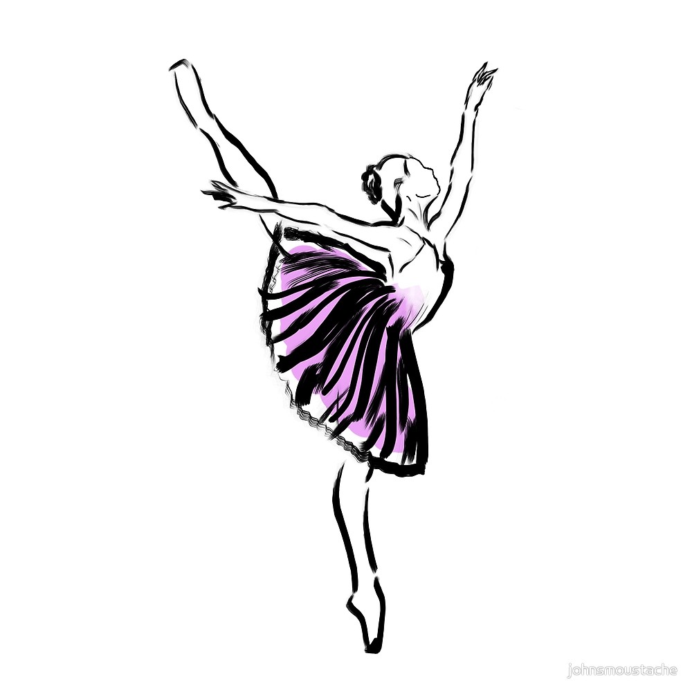 1000x1000 Ballerina Drawing High Quality Drawing Skill