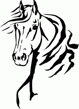254x350 Collection Of Free Head Clipart Quarter Horse Amusement Clipart