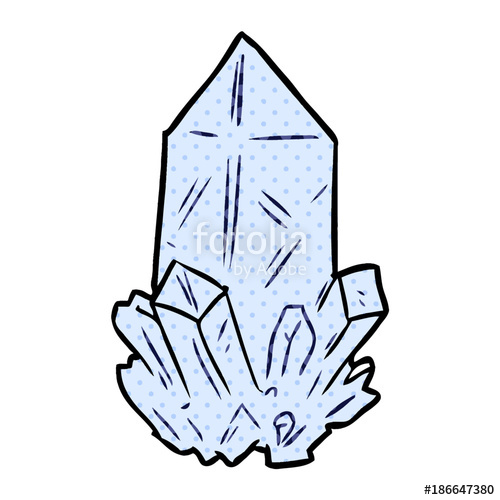 500x500 Cartoon Quartz Crystal Stock Image And Royalty Free Vector