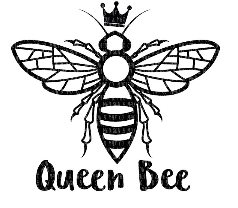 794x693 Queen Bee Png Dxf Silhouette Cricut Etsy