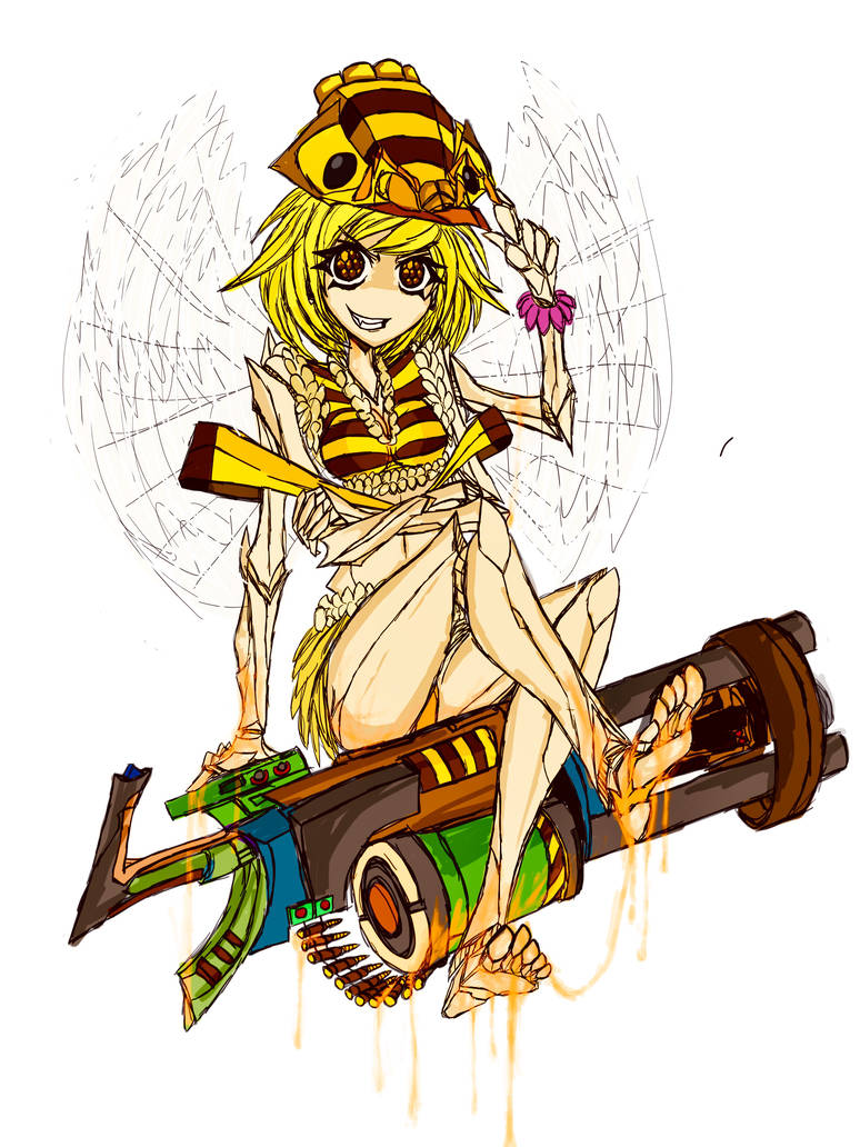 774x1032 Terraria Fan Art The Queen Bee