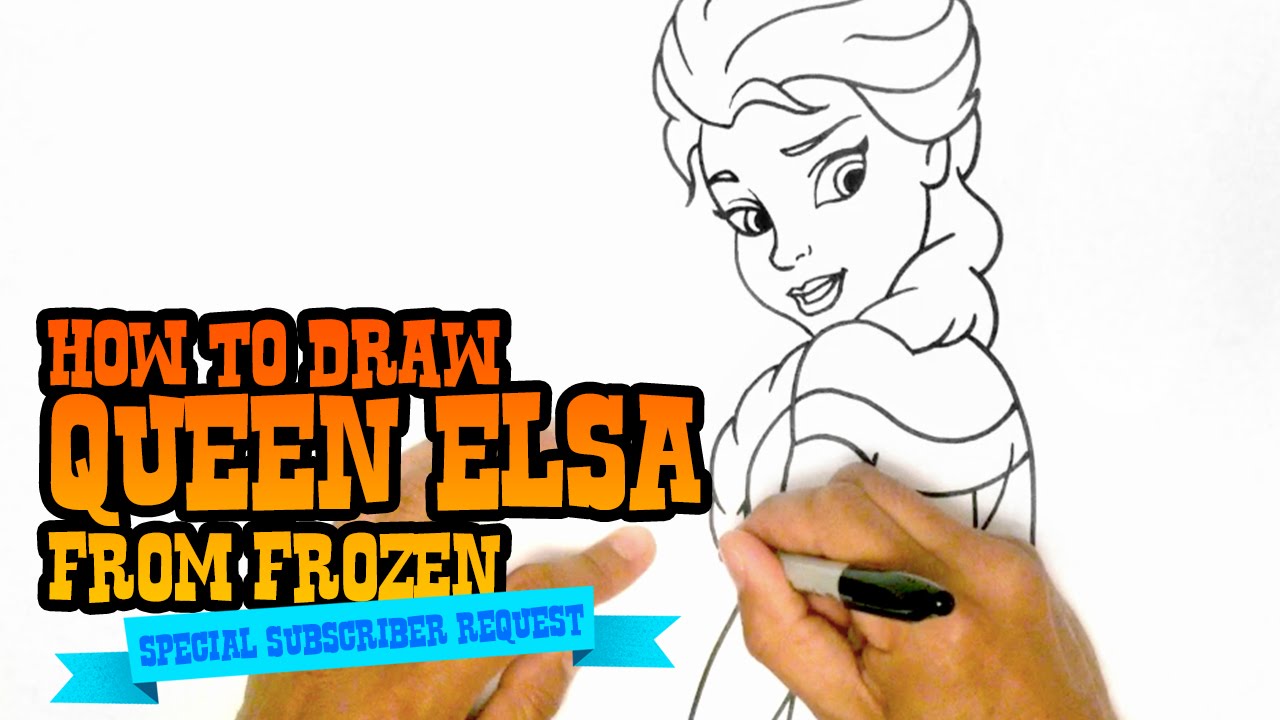 1280x720 How To Draw Queen Elsa From Frozen