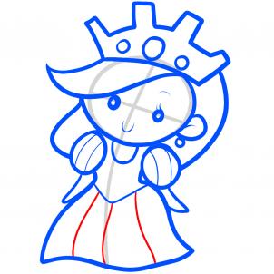 302x302 How To Draw How To Draw A Queen For Kids