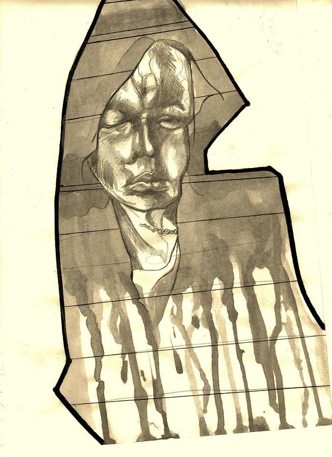 654x900 Sleeping Queen Drawing