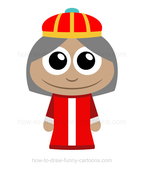 500x585 How To Draw A Queen