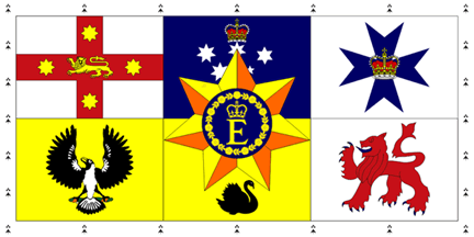 432x216 Queen Elizabeth Ii's Personal Standard In Australia