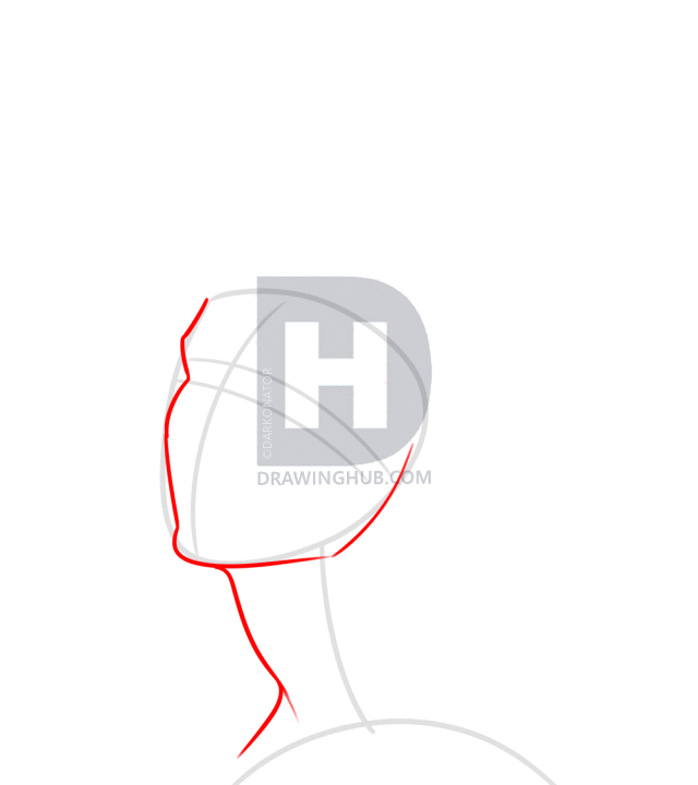 640x720 Draw Nefertiti, Egyptian Queen, Step