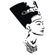 180x180 Nefertiti Vector Pattern Art Cleopatra Tattoo, Nefertiti