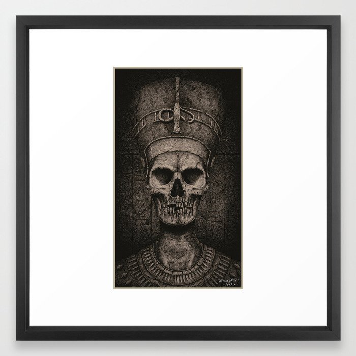 700x700 Queen Nefertiti Framed Art Print