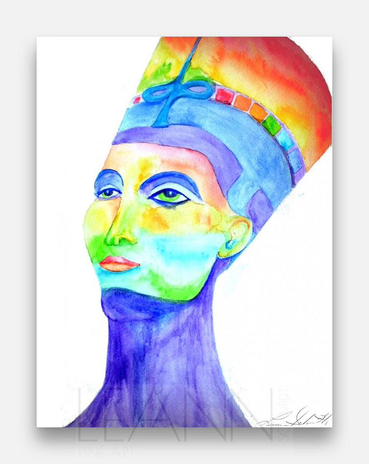 755x950 Queen Nefertiti Leann Schmidt Fine Art