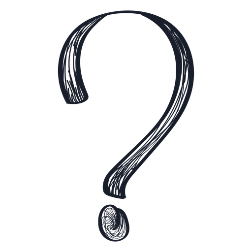 512x512 Question Mark Drawing