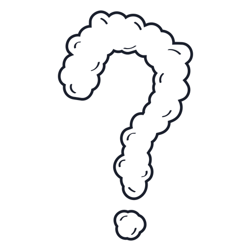 512x512 Cloud Question Mark Drawing
