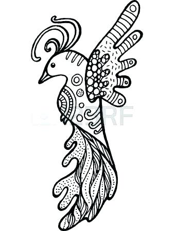338x450 Quetzal Bird Coloring