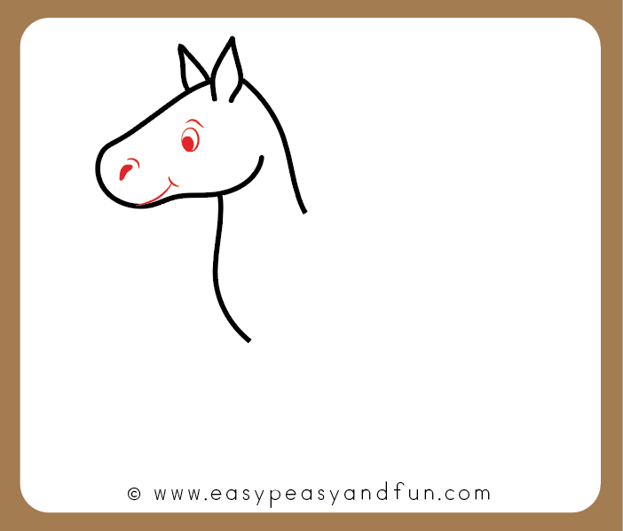 702x599 How To Draw A Horse Step