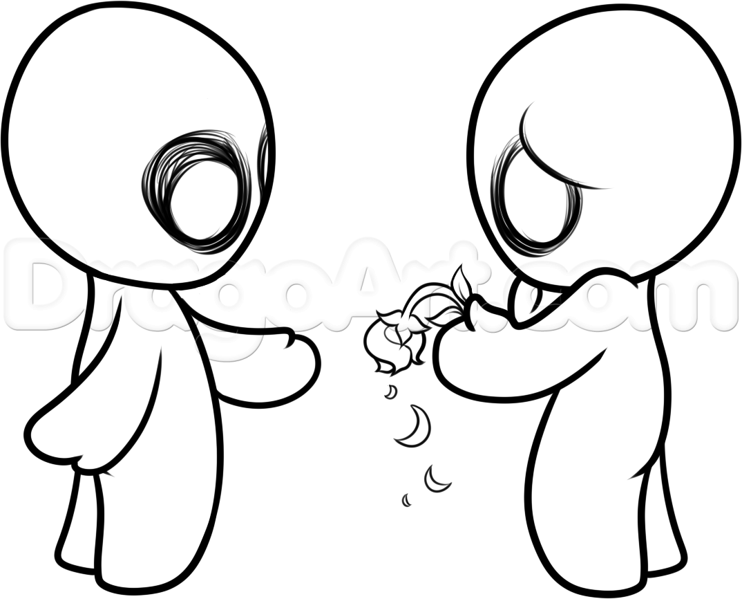 1074x866 How To Draw Forbidden Love, Step