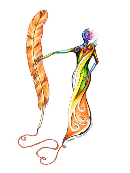 450x600 Quill Pen Drawings