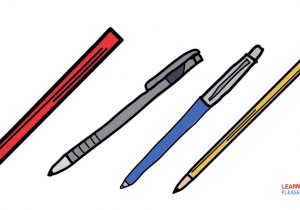 300x210 How To Draw A Quill Pen Step