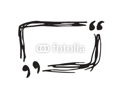 400x320 Quote Box Or Quotation Frame Hand Drawn Sketch Doodle Vector