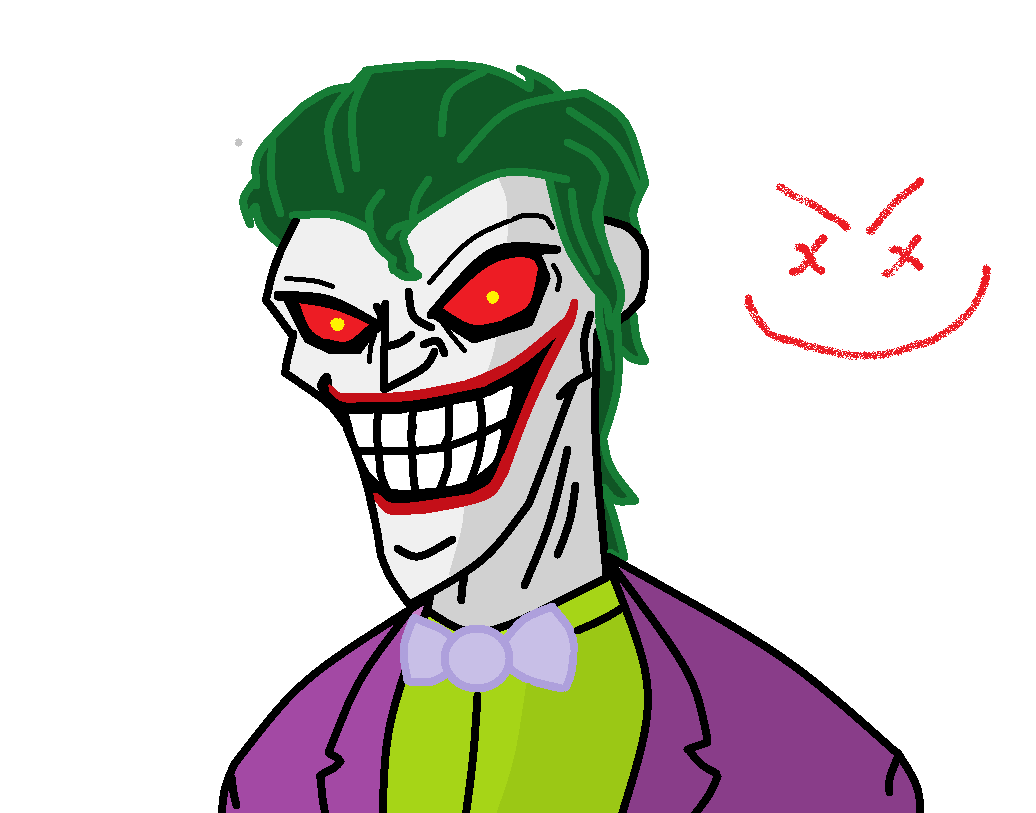 1036x813 My Ms Paint Joker Drawing, Inspired
