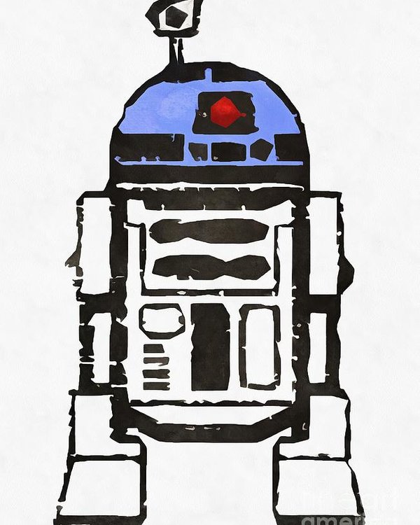 600x750 Star Wars Droid Robot Poster