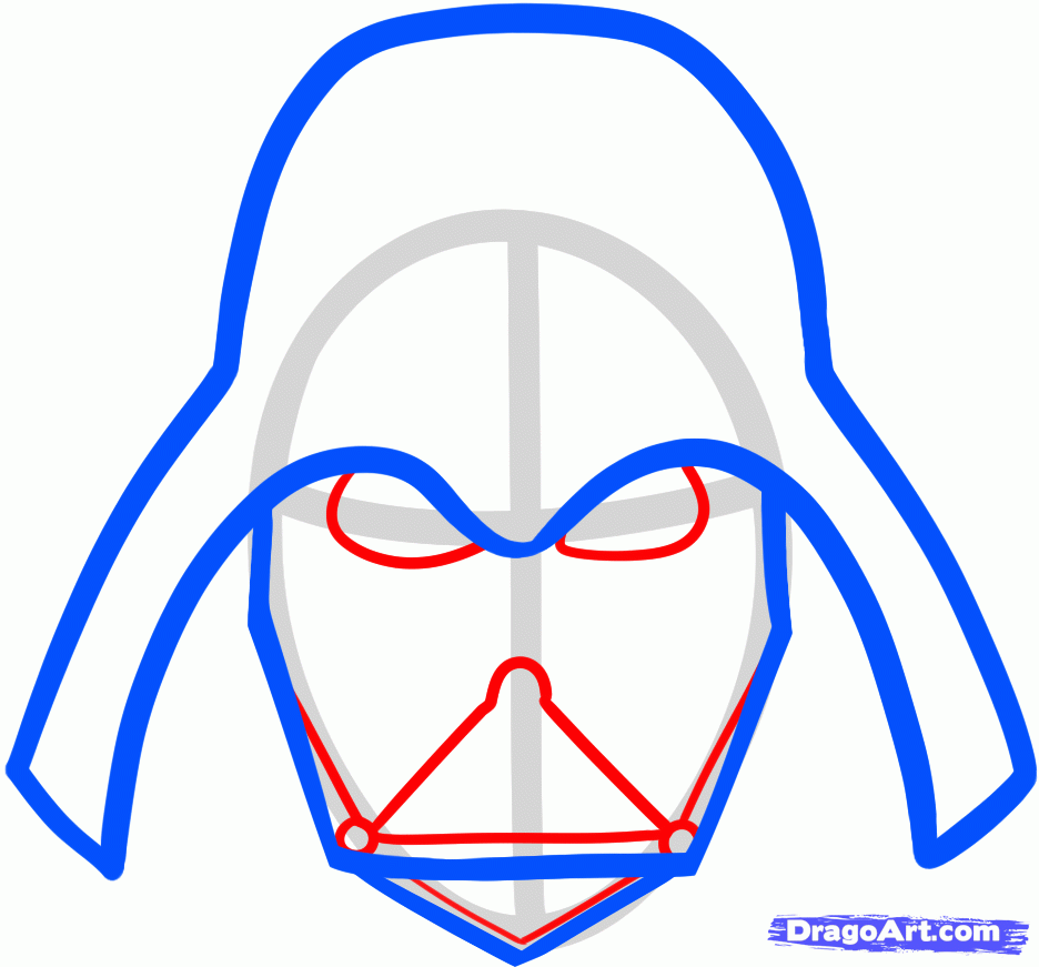 936x871 How To Draw Darth Vader Easy, Step