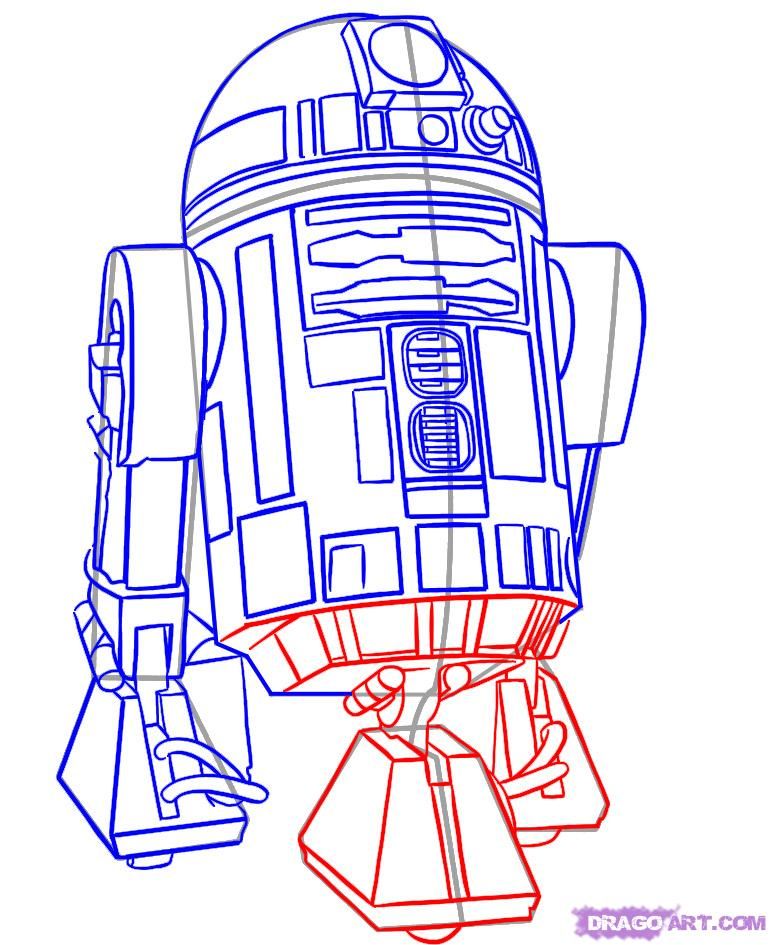 771x945 How To Draw Step Star Wars Drawings
