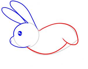 302x238 How To Draw How To Draw A Rabbit For Kids