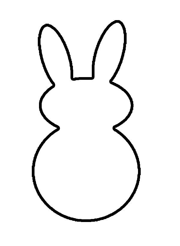 Rabbit Drawing Outline