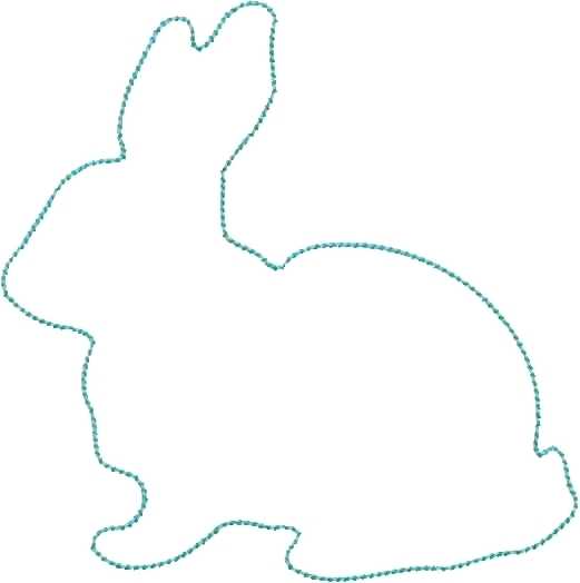 521x524 bunny rabbit outline rabbit outline template bunny rabbit head