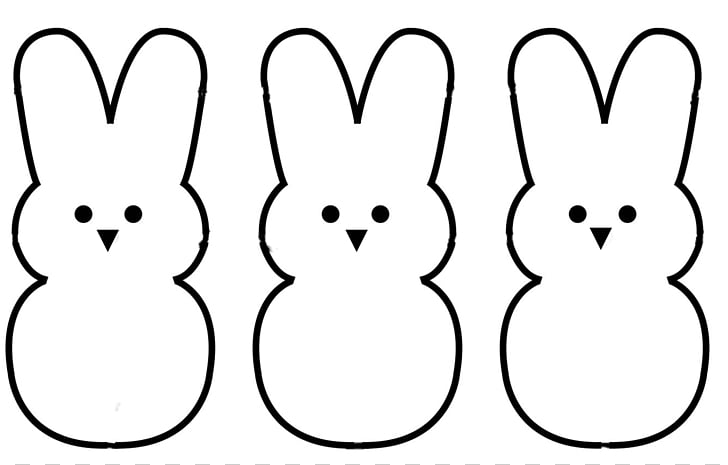 728x465 Peeps Coloring Book Marshmallow Candy Bunny Outline Png Clipart