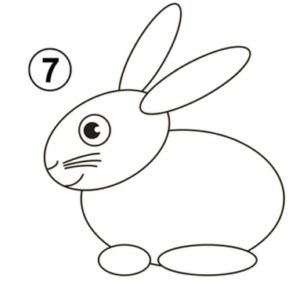 300x282 How To Draw A Rabbit Step