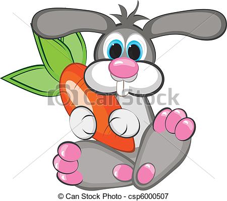 450x398 Rabbit With A Giant Carrot Year Of The Rabbit