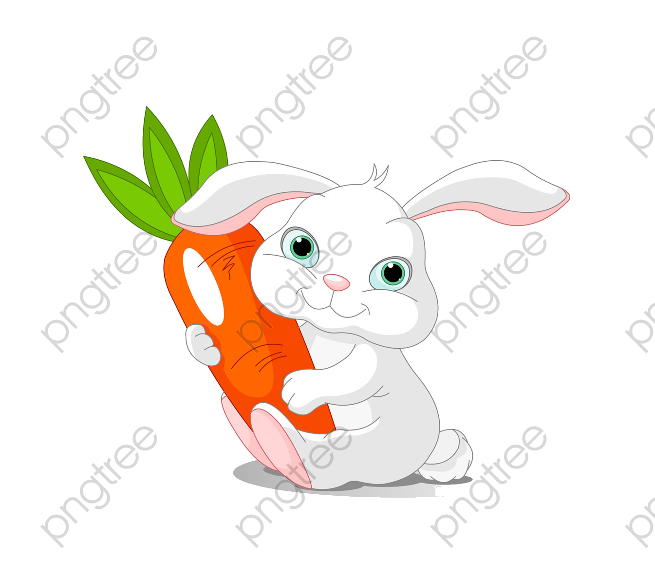 1345x1152 Transparent Little Rabbit Eat Carrot Png Format Image With Size