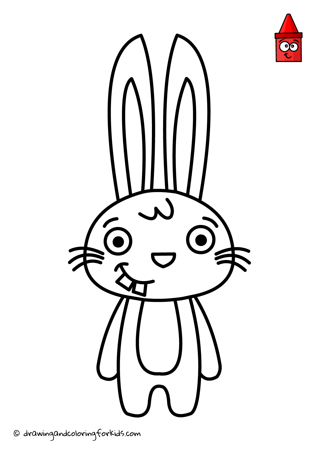 1241x1754 Drawing Bunny Rabbit How To Draw Bunny Step