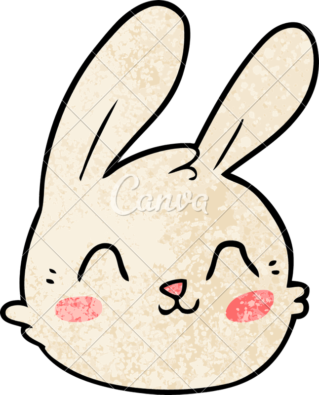 646x800 Rabbits Drawing Face Transparent Png Clipart Free Download