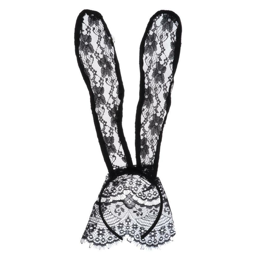 1000x1000 Dress Costume Party Rabbit Bunny Long Ears Headband With Black