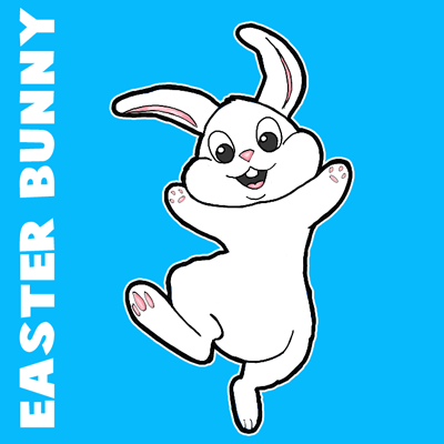400x400 How To Draw The Easter Bunny Step