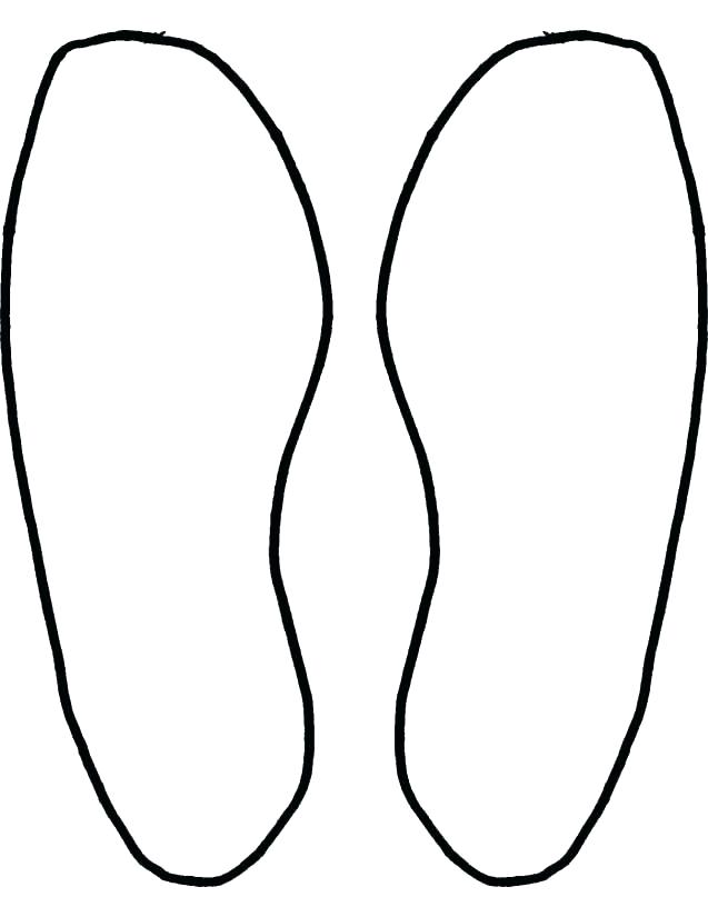 637x825 Foot Print Outline Wuyedh