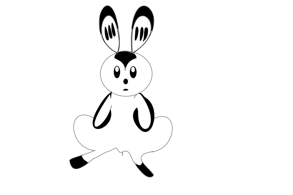 1125x750 Hares Drawing Head Transparent Png Clipart Free Download