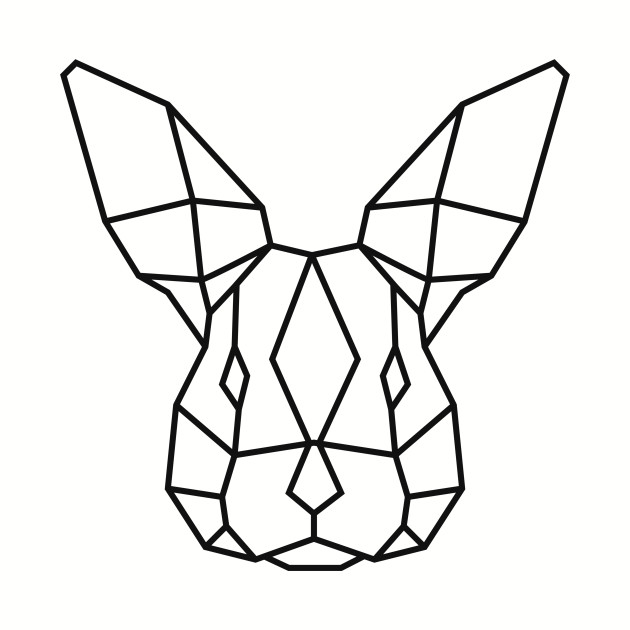 630x630 Geometric Rabbit