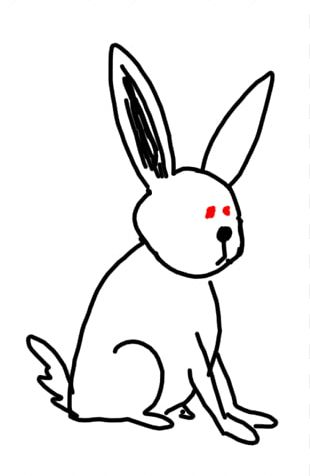310x476 Hare Domestic Rabbit Line Art Png, Clipart, Animal, Animal Figure
