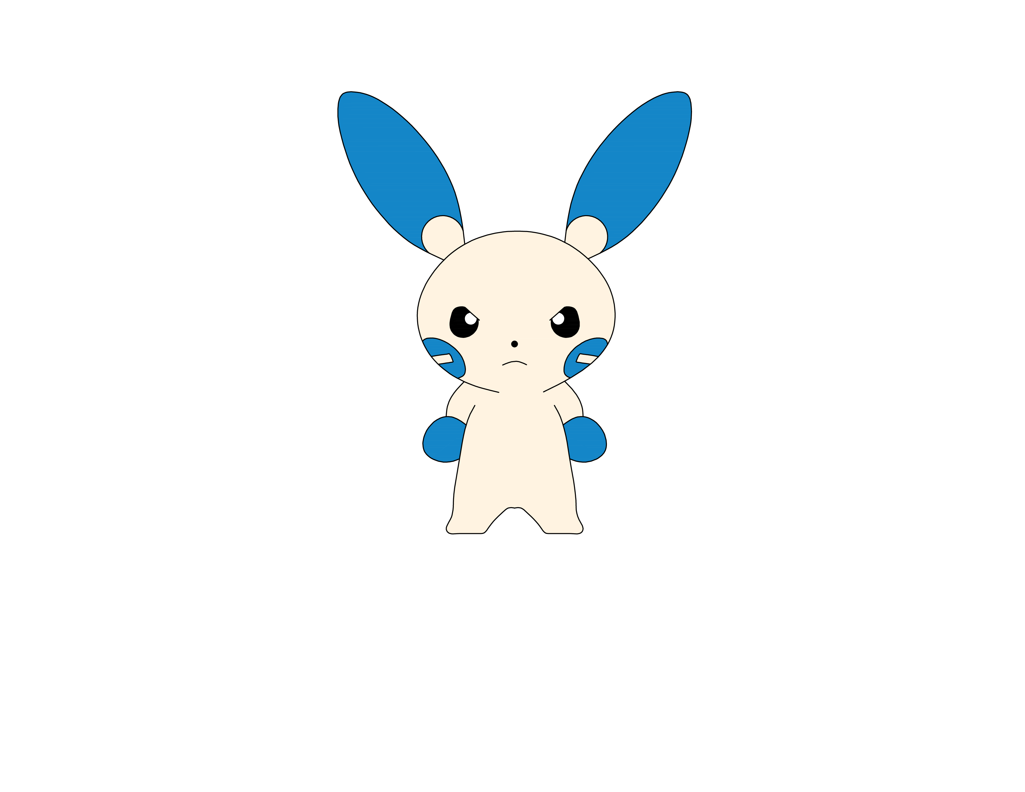 3300x2550 Collection Of Free Rabbit Drawing Colored Download On Ui Ex