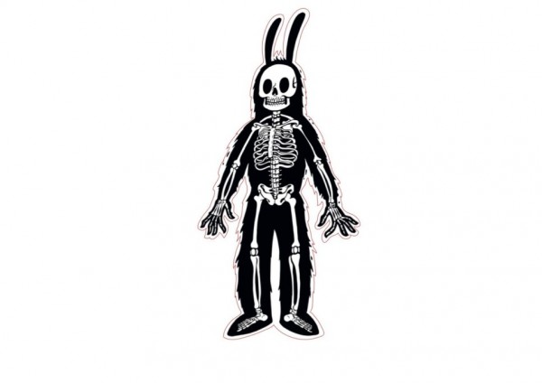 600x424 Ilepussapiens Skeleton Patch Patches Accessories Rabbit Eye