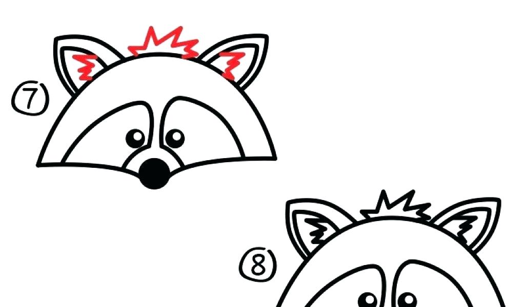1024x600 how do you draw a raccoon draw a raccoon face draw it too rocket