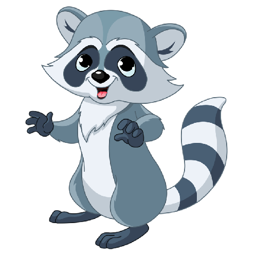 500x500 Collection Of Free Raccoon Drawing Sitting Download On Ui Ex