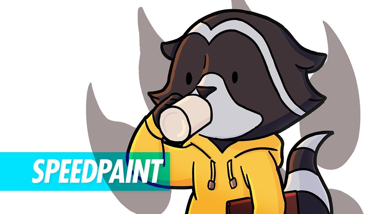 1280x720 Drawing The Lo Fi Raccoon