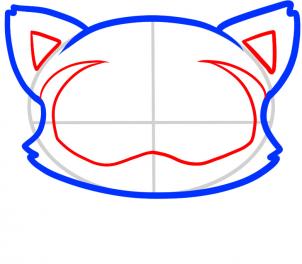 302x264 How To Draw How To Draw A Raccoon For Kids